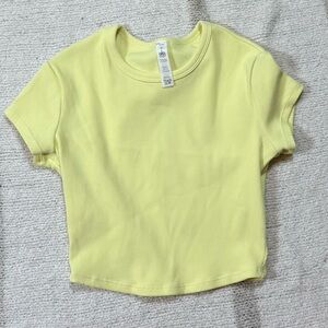 ALO Yoga Bright Yellow Top. Size Small.